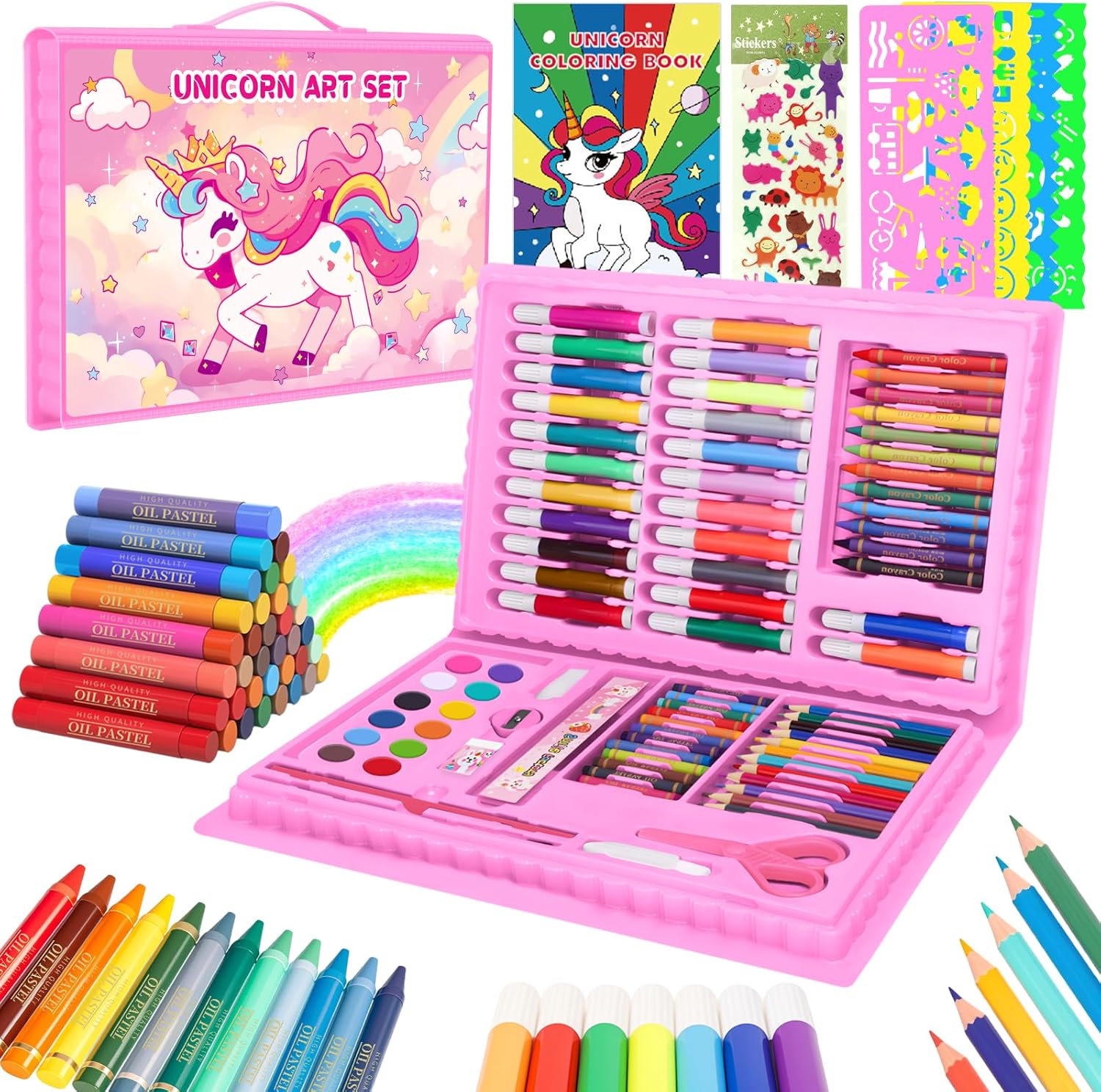 Coloring Book Set for Kids, Di - Watercolor Brush Pen recensione e prezzo