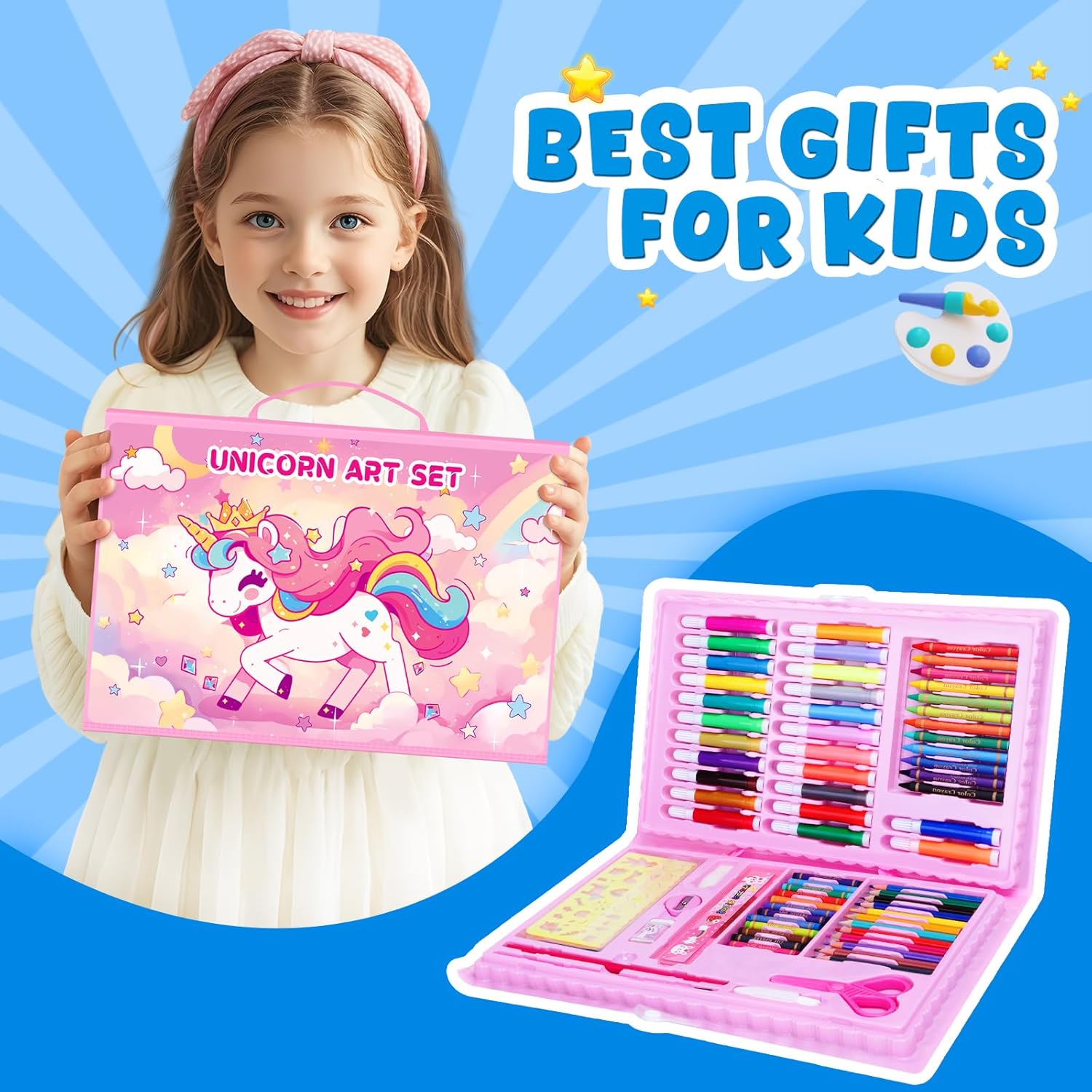 Coloring Book Set for Kids, Di - Watercolor Brush Pen recensione e prezzo