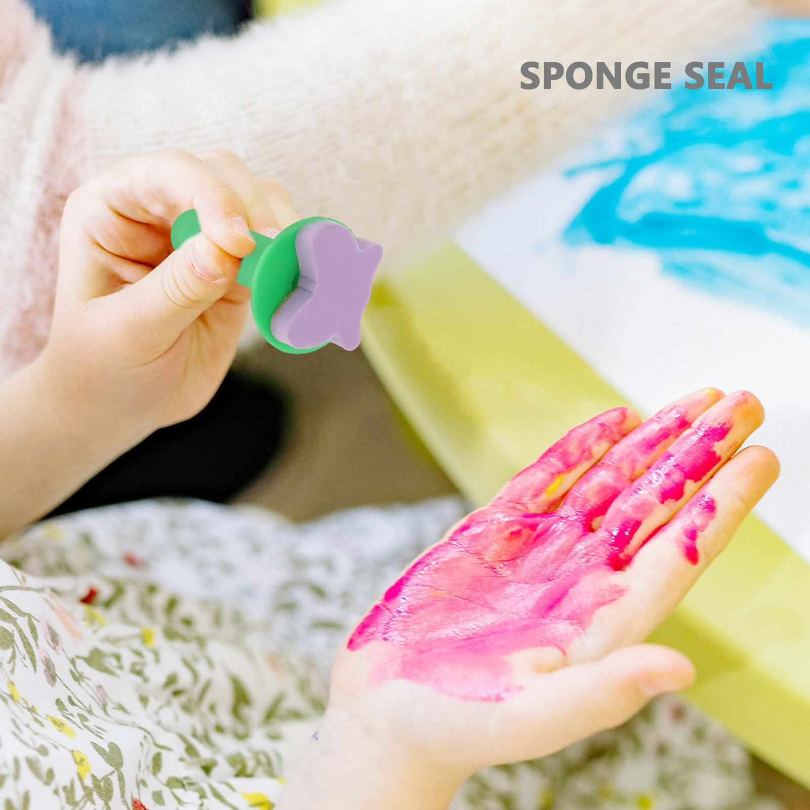 6Pcs Sponge Painting Stamps fo - Art Craft Toddlers recensione e prezzo