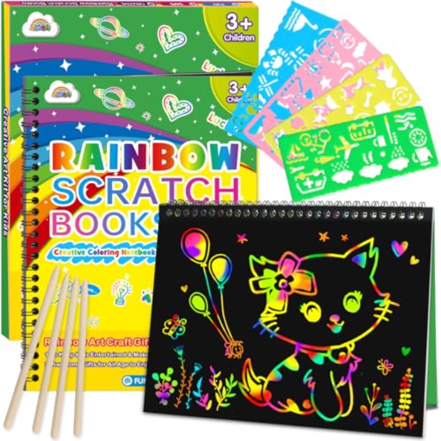 Scratch Paper Art Craft: 2 Pac - Art Craft Notebook recensione e prezzo