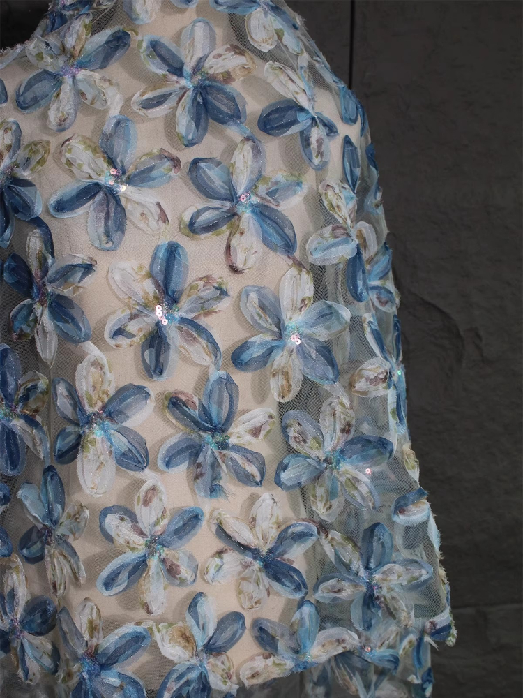 Mesh Sequin Fabric Embroidered - Art Craft Upholstery recensione e prezzo
