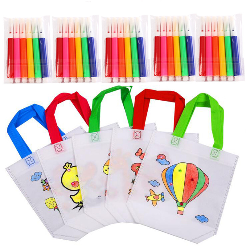 5 Sets DIY Graffiti Bag with M - Art Craft Notebook recensione e prezzo