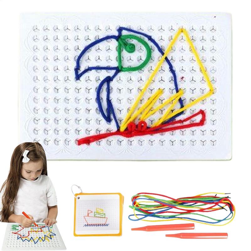 Thread Board For Kids Colorful - Art Craft Toddlers recensione e prezzo
