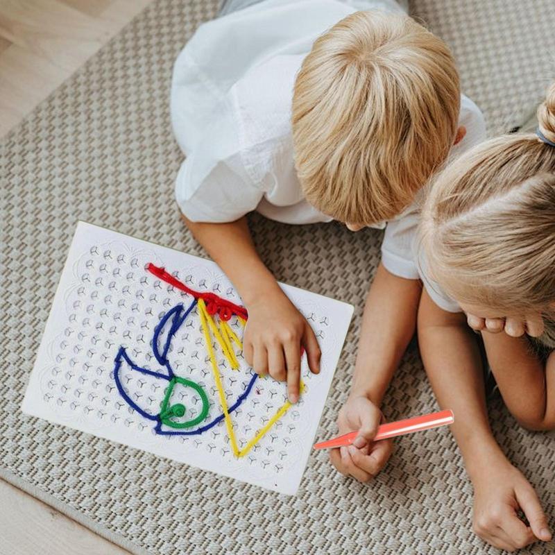 Thread Board For Kids Colorful - Art Craft Toddlers recensione e prezzo