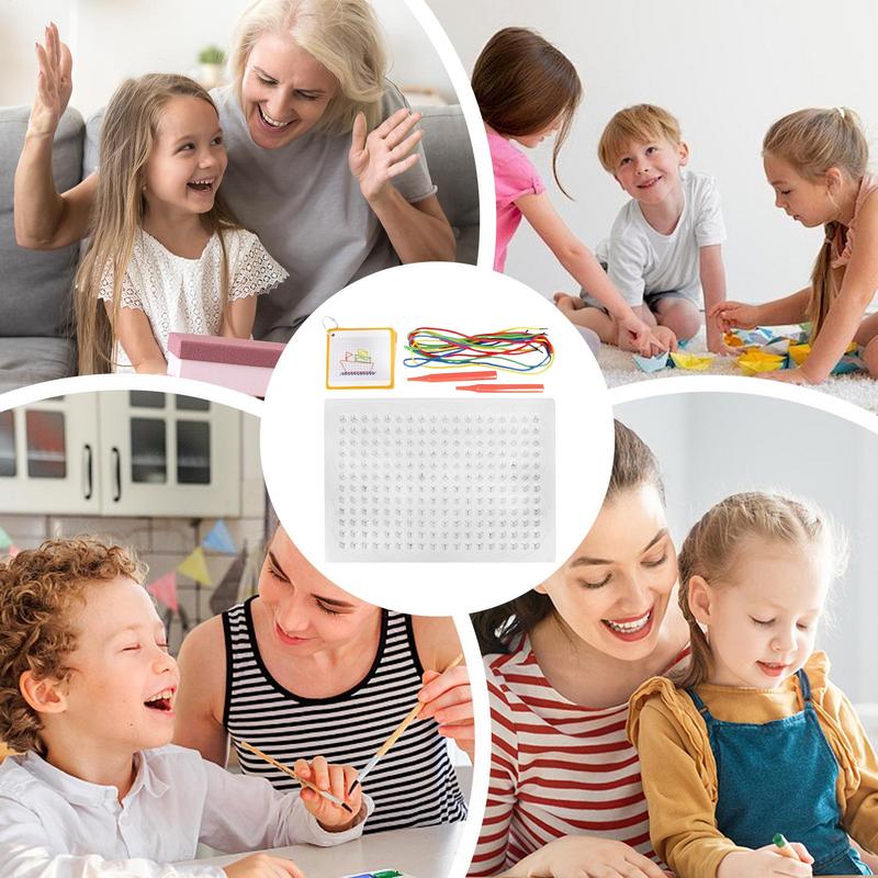 Thread Board For Kids Colorful - Art Craft Toddlers recensione e prezzo