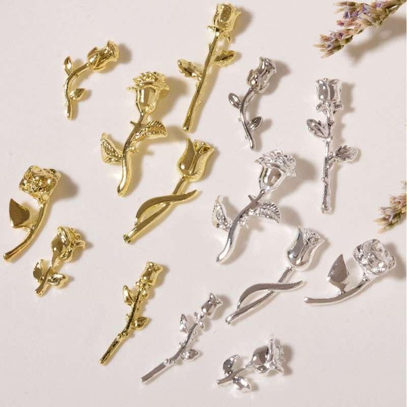 10Pcs 3D Rose Nail Art Ornamen - Art Craft Show recensione e prezzo