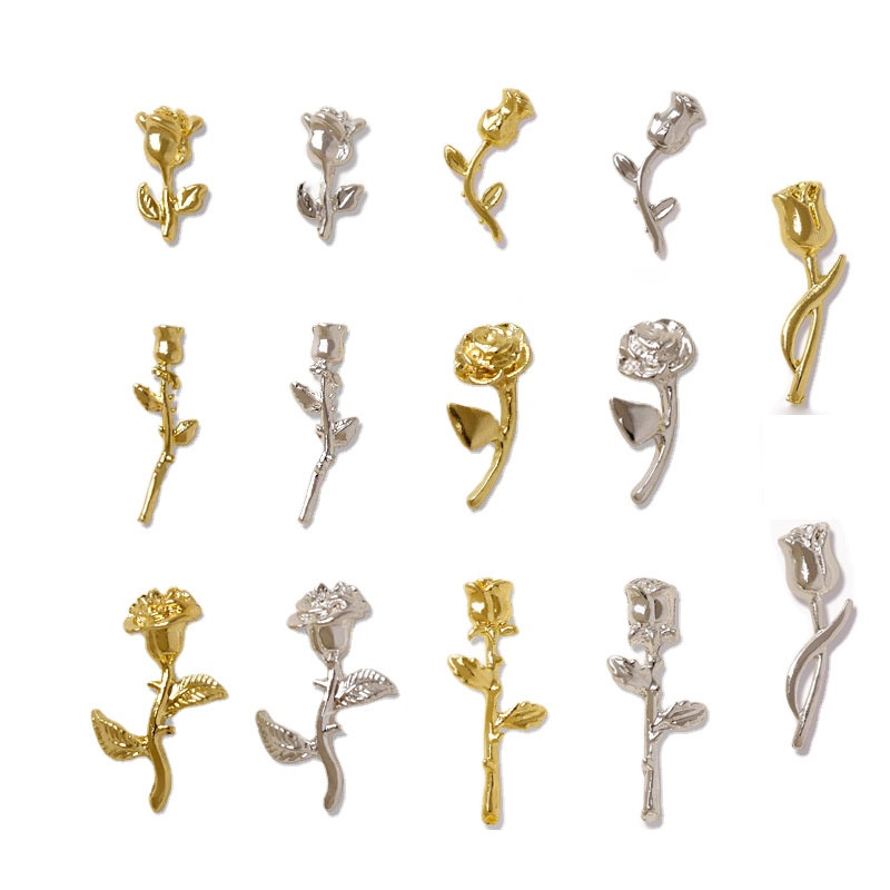 10Pcs 3D Rose Nail Art Ornamen - Art Craft Show recensione e prezzo