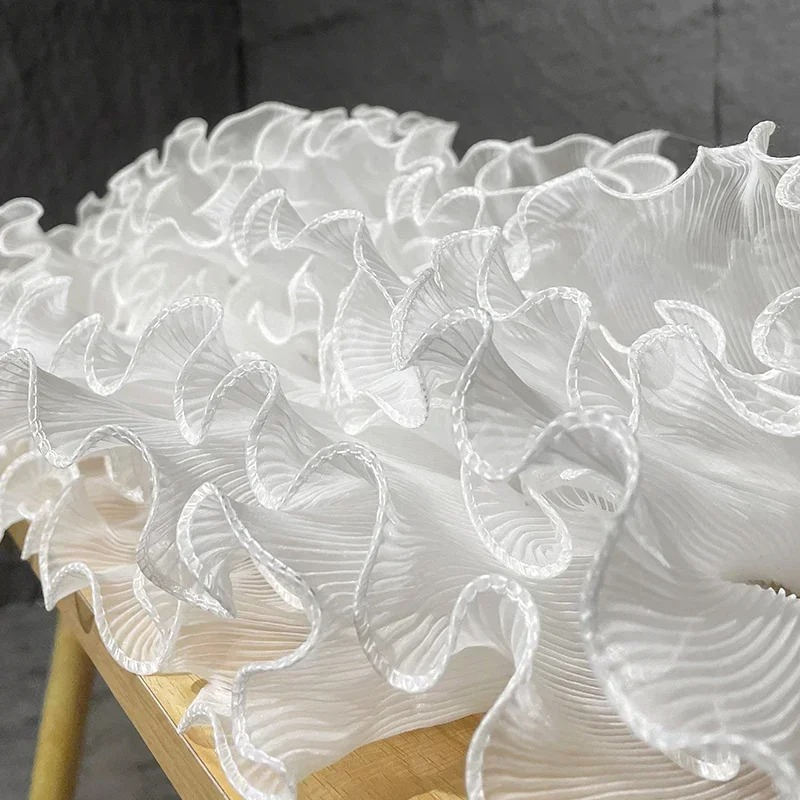 Mist Lace Fabric Pleated Textu - Art Craft Upholstery recensione e prezzo