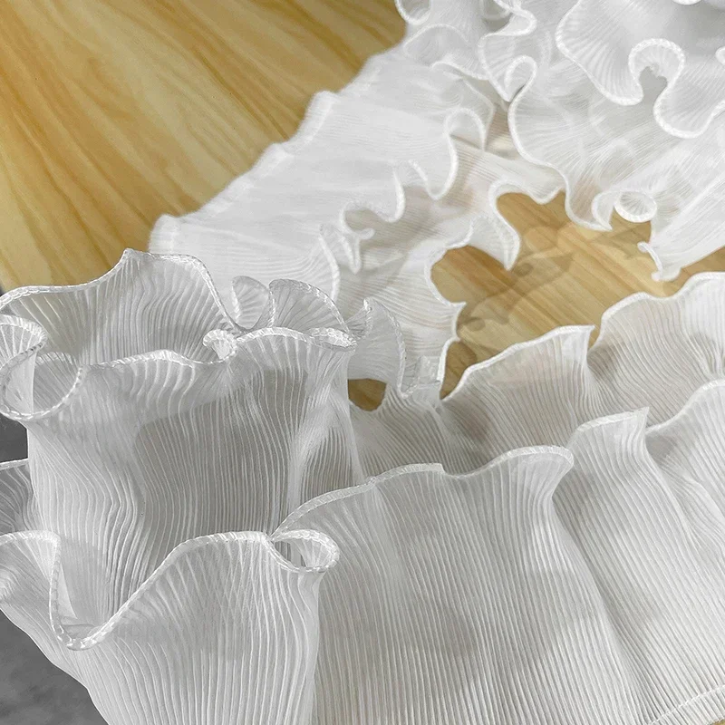 Mist Lace Fabric Pleated Textu - Art Craft Upholstery recensione e prezzo
