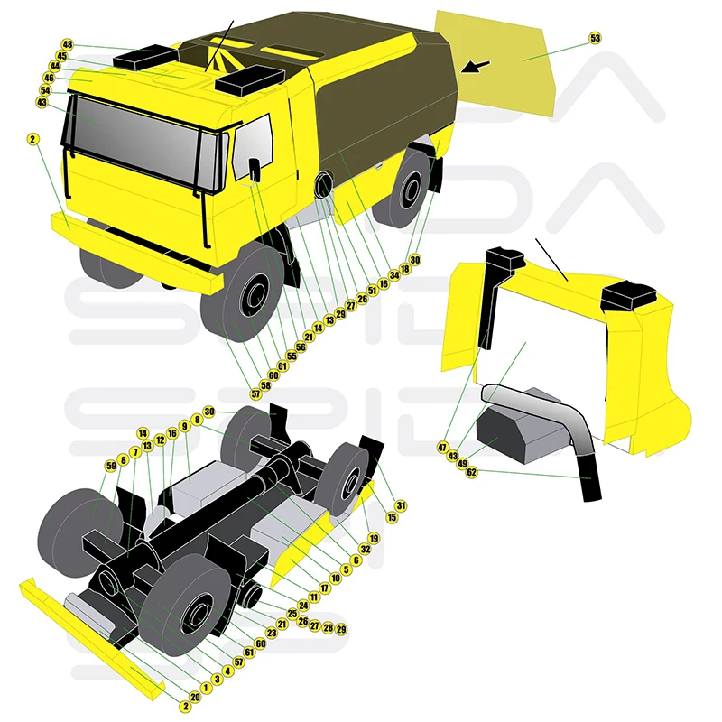 Tatra 815 2008 Truck 1:53 Daka - Art Craft Cardboard recensione e prezzo