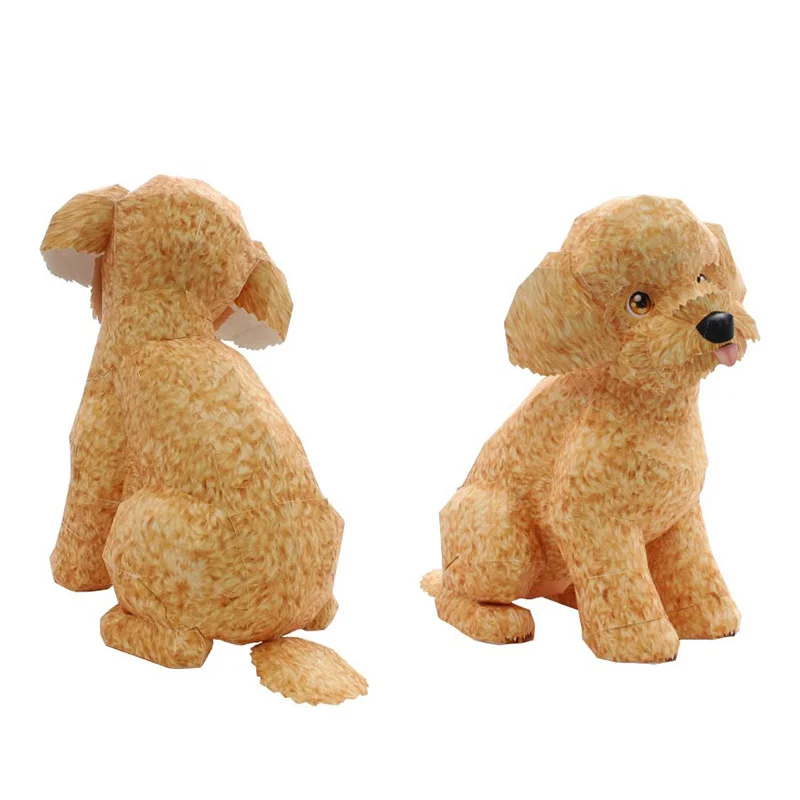 Toy Poodle Dog Folding Origami - Art Craft Cardboard recensione e prezzo