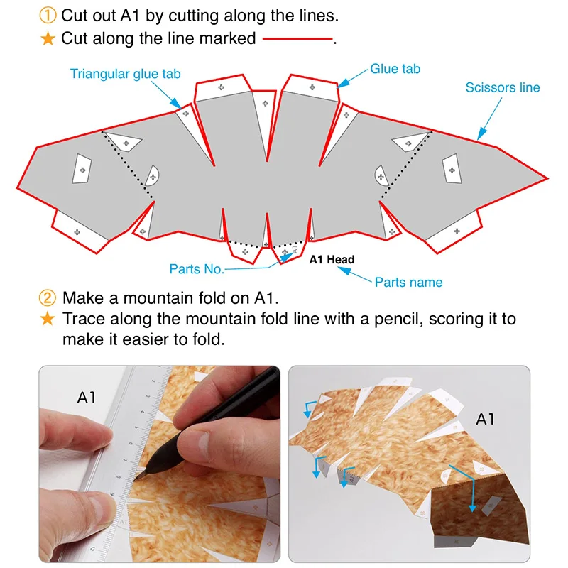 Toy Poodle Dog Folding Origami - Art Craft Cardboard recensione e prezzo
