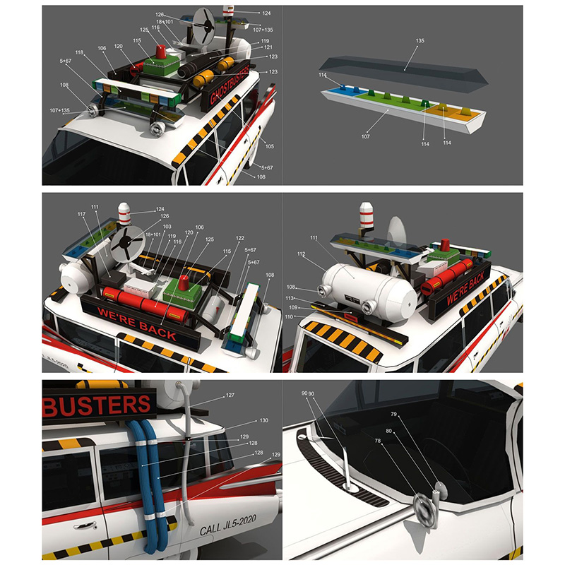 Ghostbusters Car Ecto-1A 1:20  - Art Craft Cardboard recensione e prezzo
