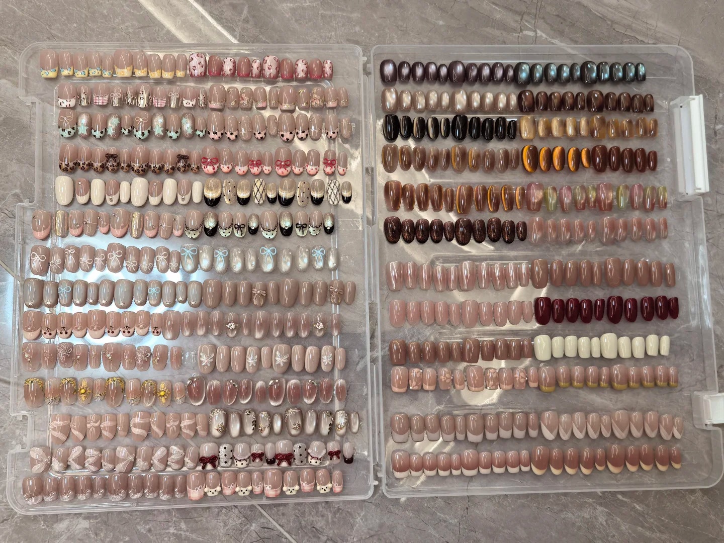 1Box Fake Nail Organizer Holde - Art Craft Show recensione e prezzo