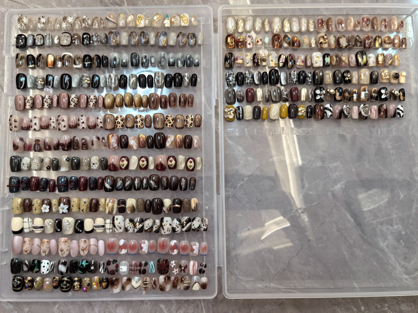 1Box Fake Nail Organizer Holde - Art Craft Show recensione e prezzo