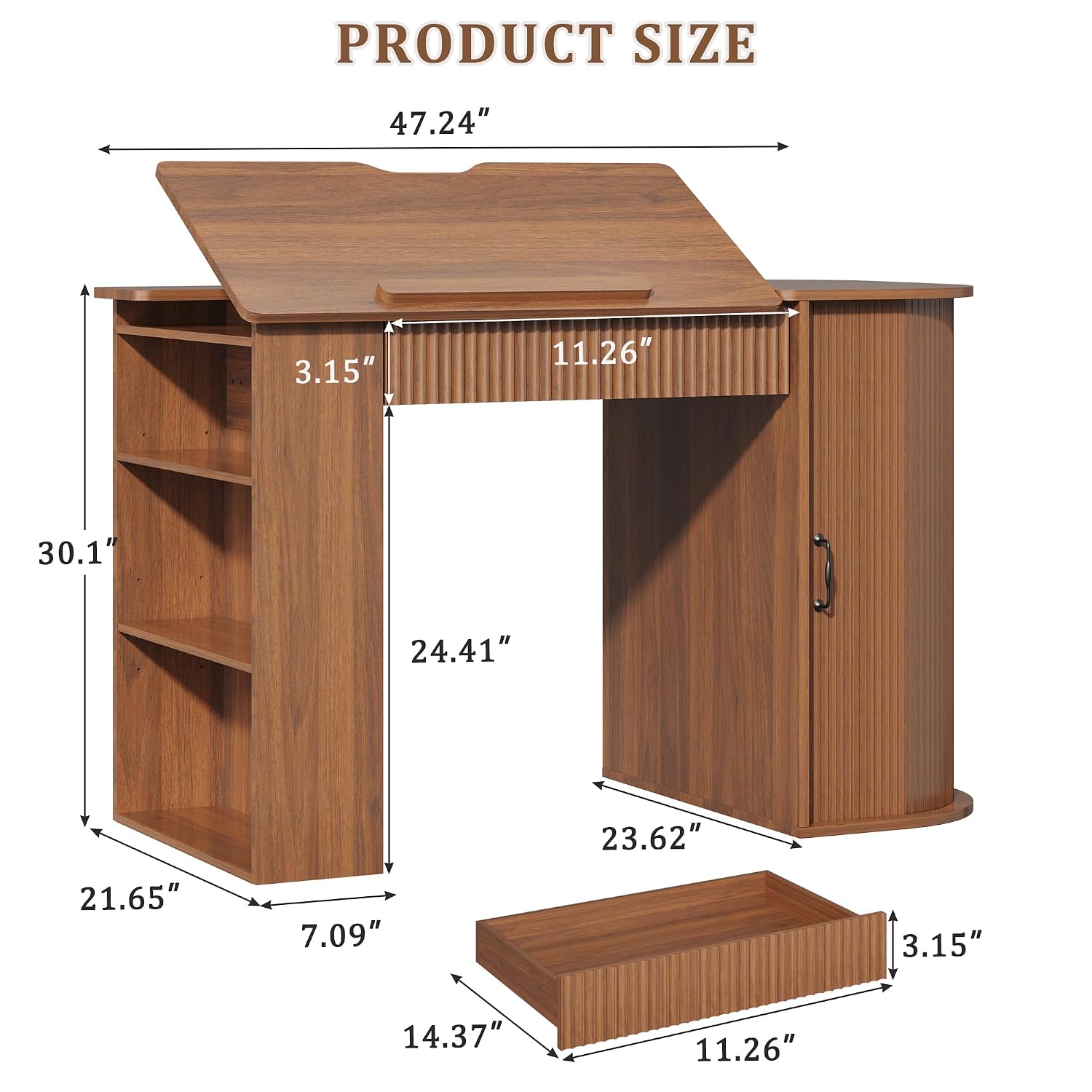 Drafting Table with Storage Ca - Art & Craft Paper Origami recensione e prezzo