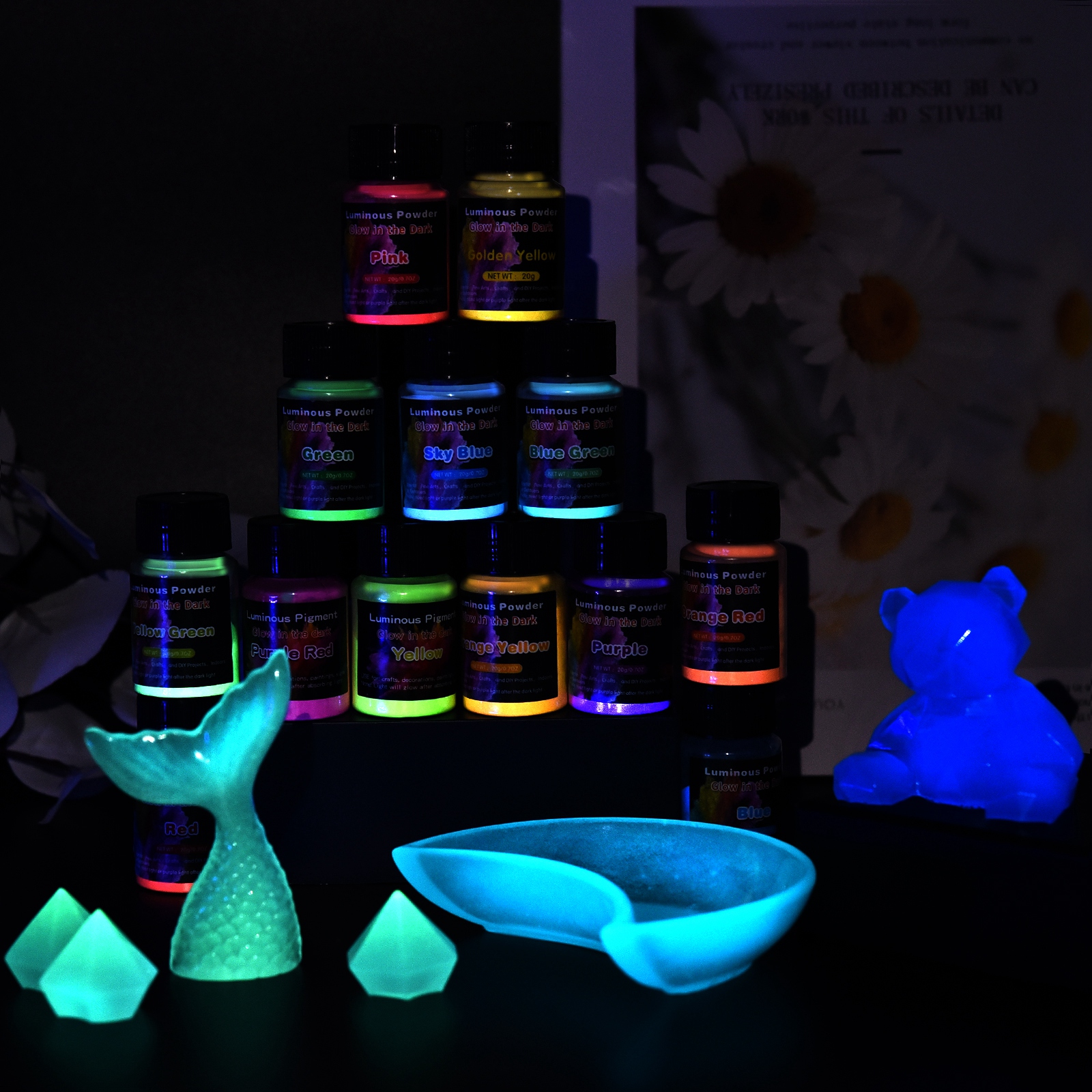 20g Luminous Glitter Powder Ph - Resin Pigment Powder recensione e prezzo