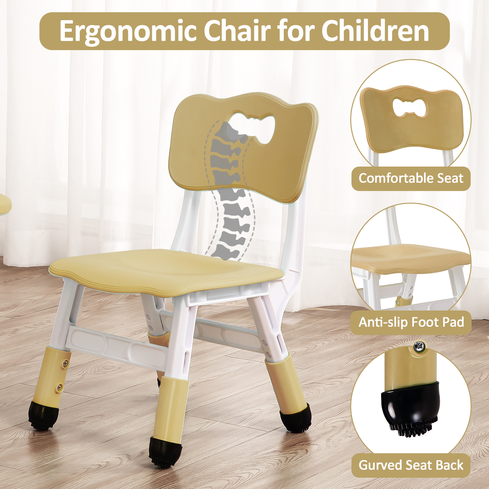 Kids Table And 4 Chairs Set He - Art Craft Toddlers recensione e prezzo