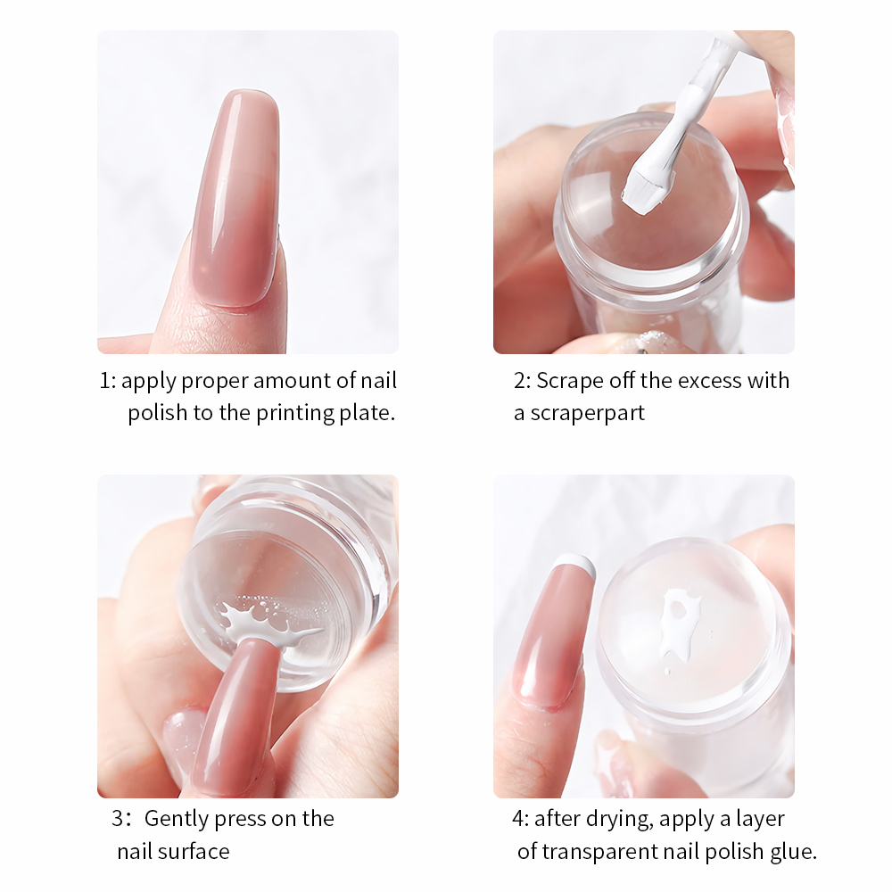 LULAA Nail Stamp Set Transpare - Stamping Ink Pad recensione e prezzo