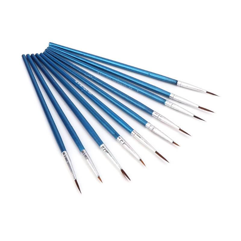10Pcs/Set Nylon Hair Paint Bru - Watercolor Brush Pen recensione e prezzo
