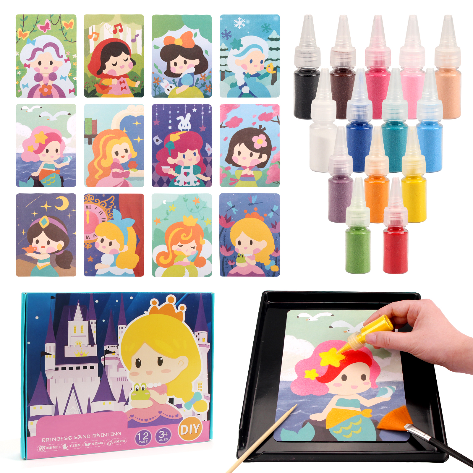 Sand Art Kit DIY Sand Painting - Art Craft Notebook recensione e prezzo