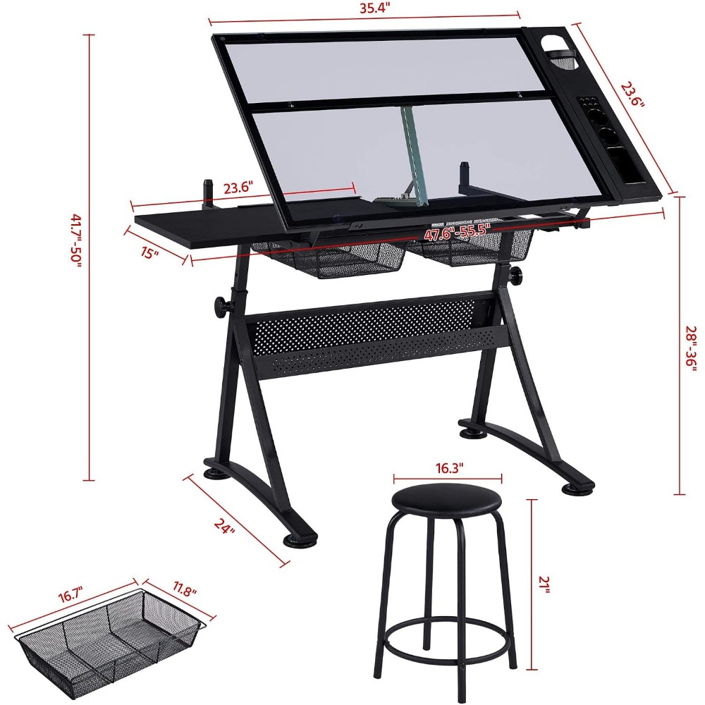 Height Adjustable Drafting Tab - Art & Craft Paper Origami recensione e prezzo