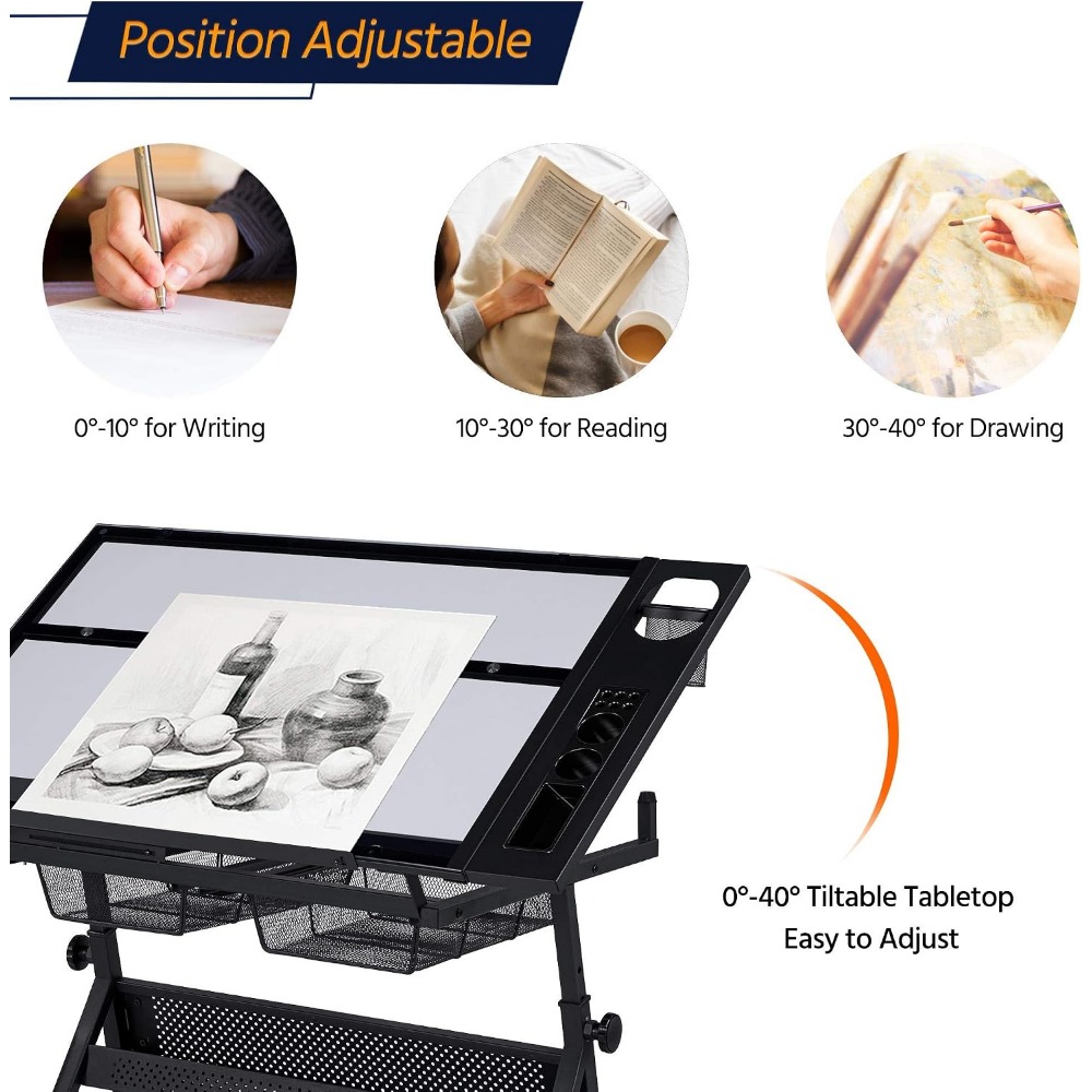 Height Adjustable Drafting Tab - Art & Craft Paper Origami recensione e prezzo