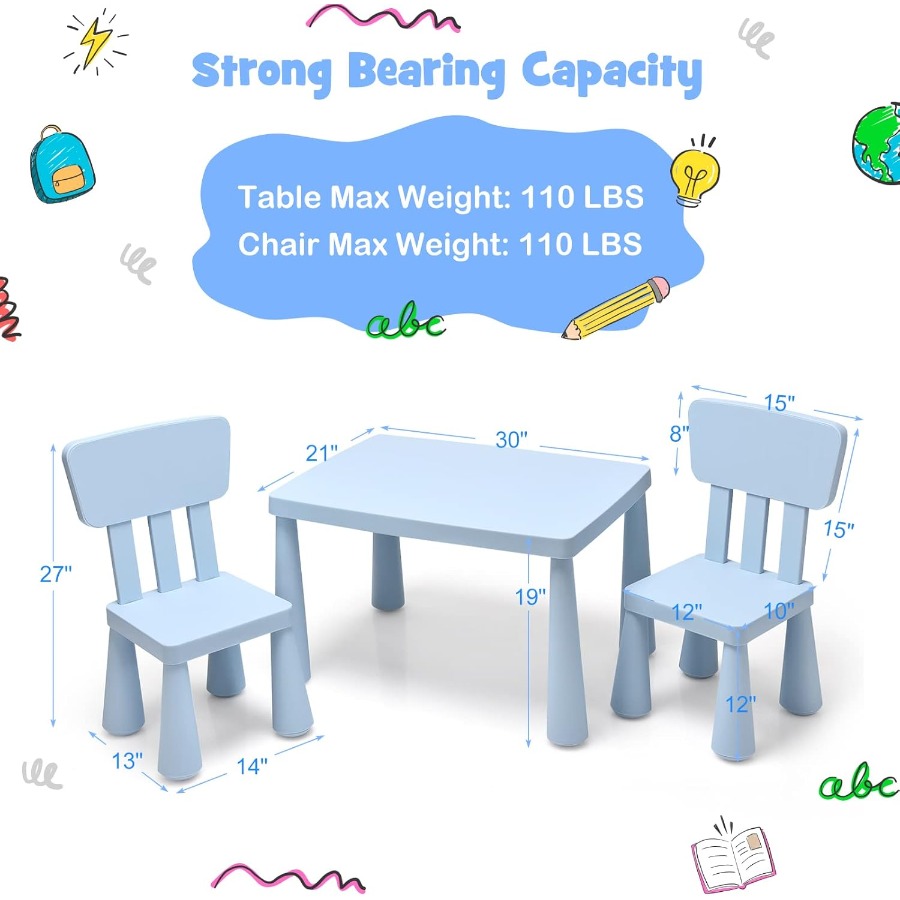 Plastic Activity Table And 2 C - Art Craft Toddlers recensione e prezzo