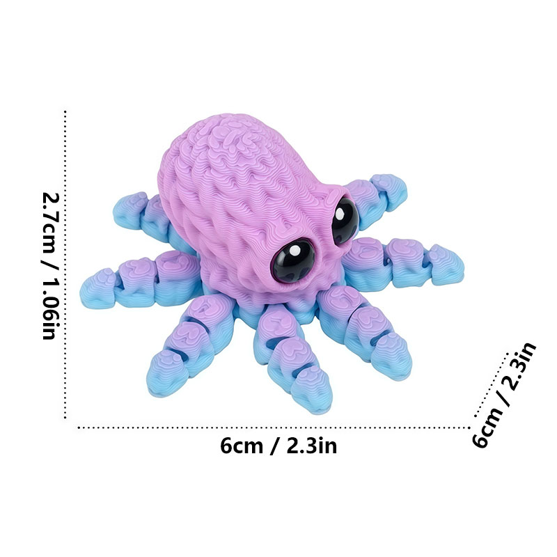 Adorable 3D Printed Octopus Fr - Art Craft Magnet recensione e prezzo