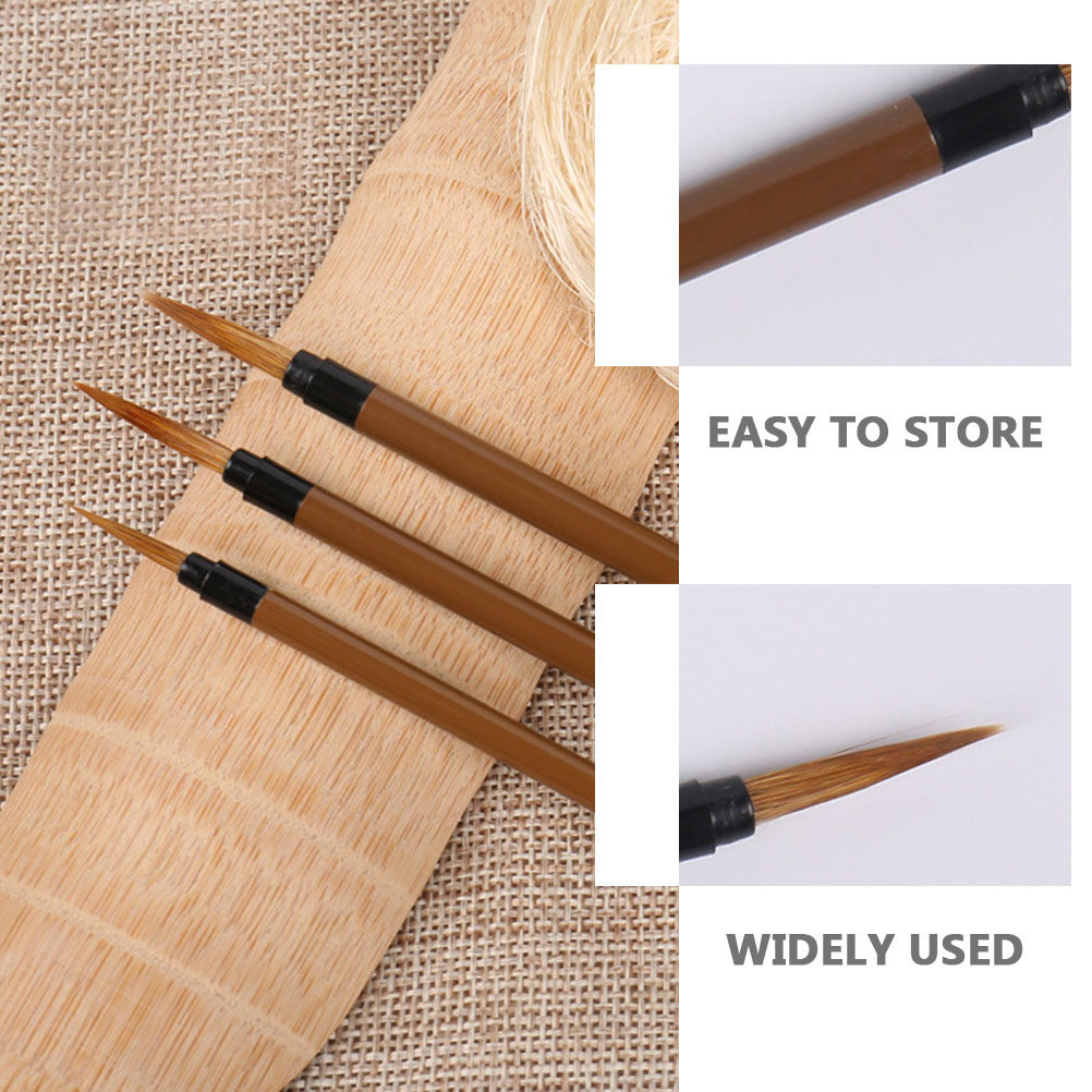 3Pcs Wolf Hair Line Drawing Pe - Watercolor Brush Pen recensione e prezzo