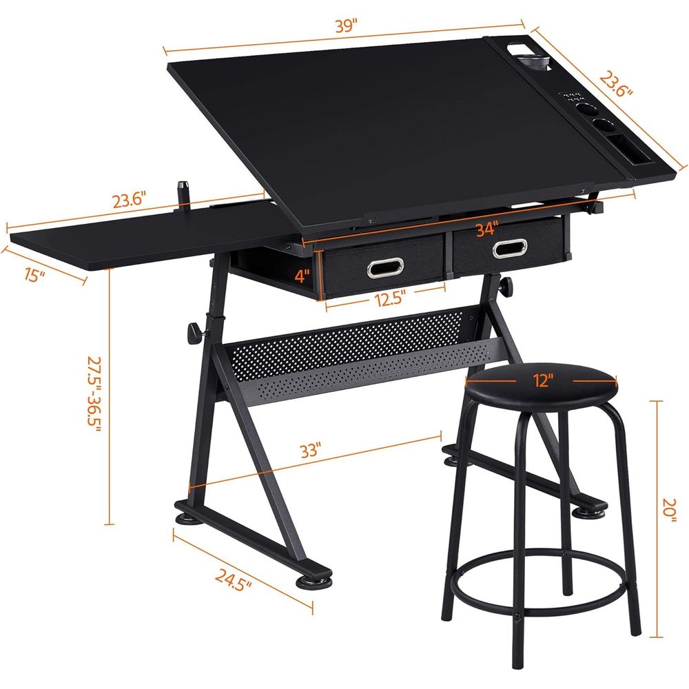 Drafting Table for Artists, He - Art & Craft Paper Origami recensione e prezzo