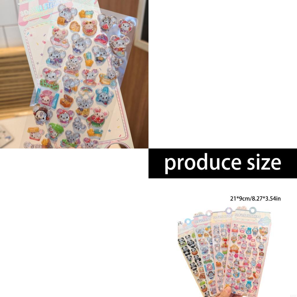 Embossed Animal Sticker Adhesi - Art Craft Notebook recensione e prezzo