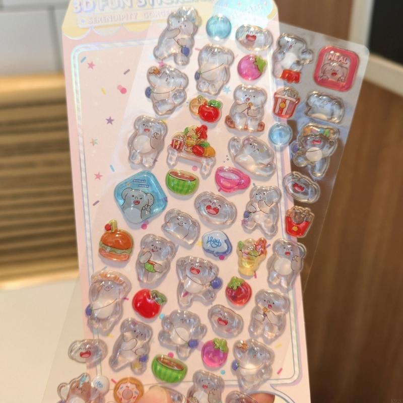 Embossed Animal Sticker Adhesi - Art Craft Notebook recensione e prezzo