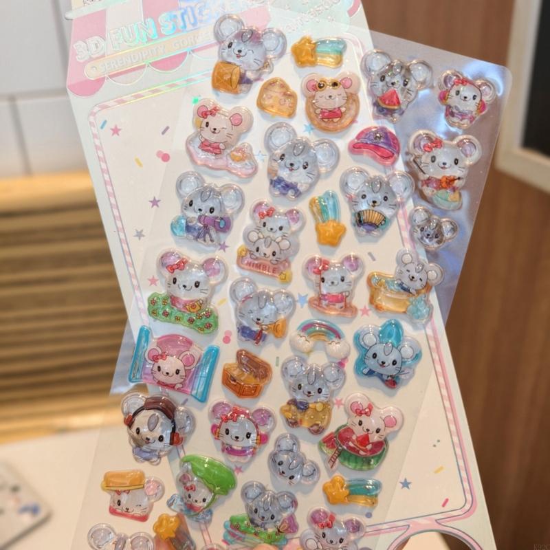 Embossed Animal Sticker Adhesi - Art Craft Notebook recensione e prezzo