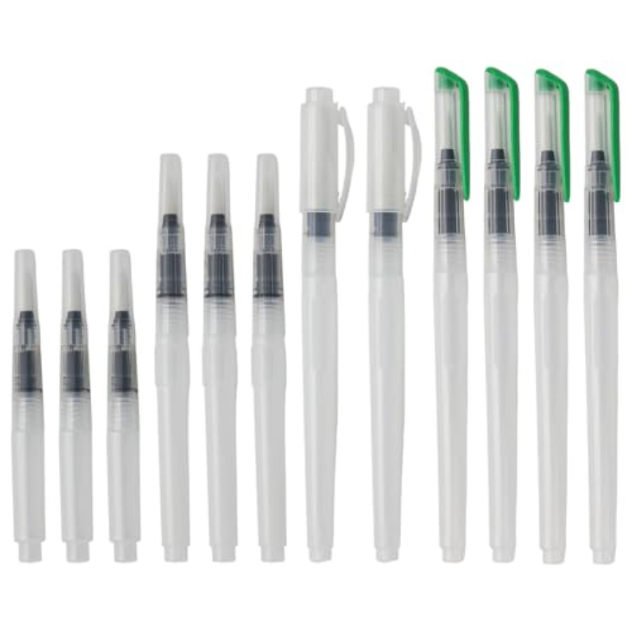 12 Pcs Refillable Watercolor B - Watercolor Brush Pen recensione e prezzo