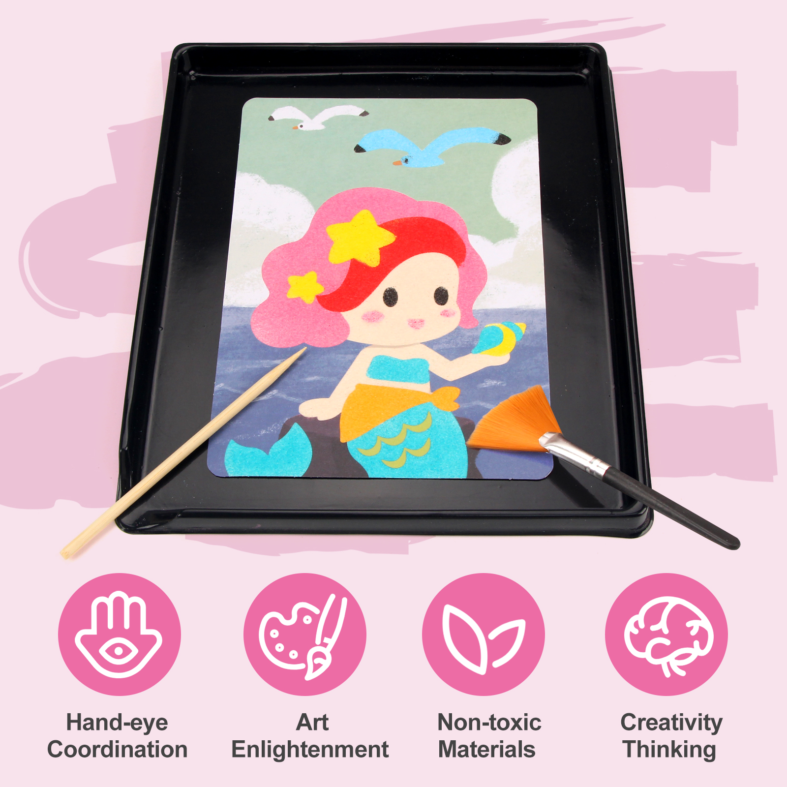 Sand Art Kit DIY Sand Painting - Art Craft Notebook recensione e prezzo