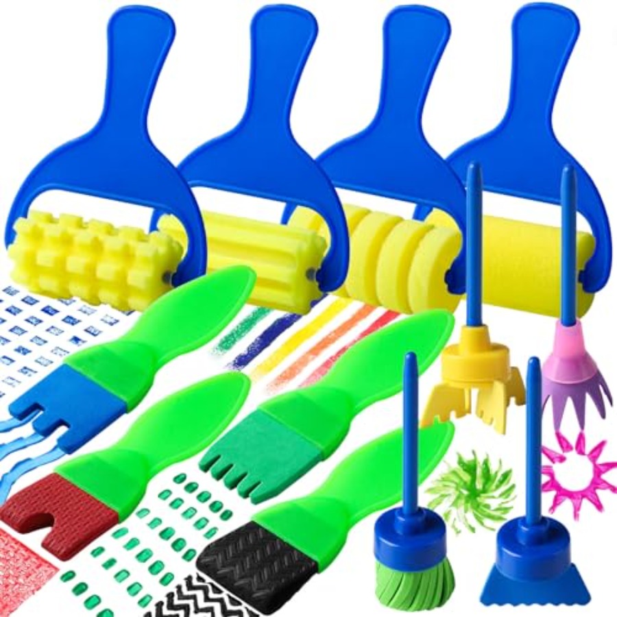Kids Paint Brushes, 12 Pack Wa - Art Craft Toddlers recensione e prezzo