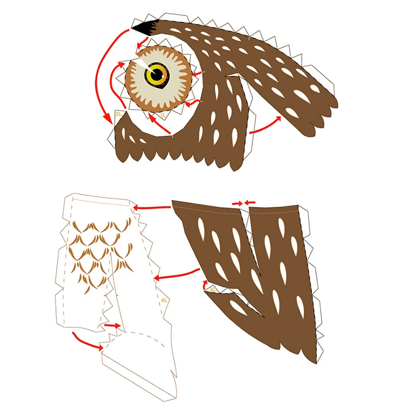 Little Owl Origami Art Mini 3D - Art Craft Cardboard recensione e prezzo