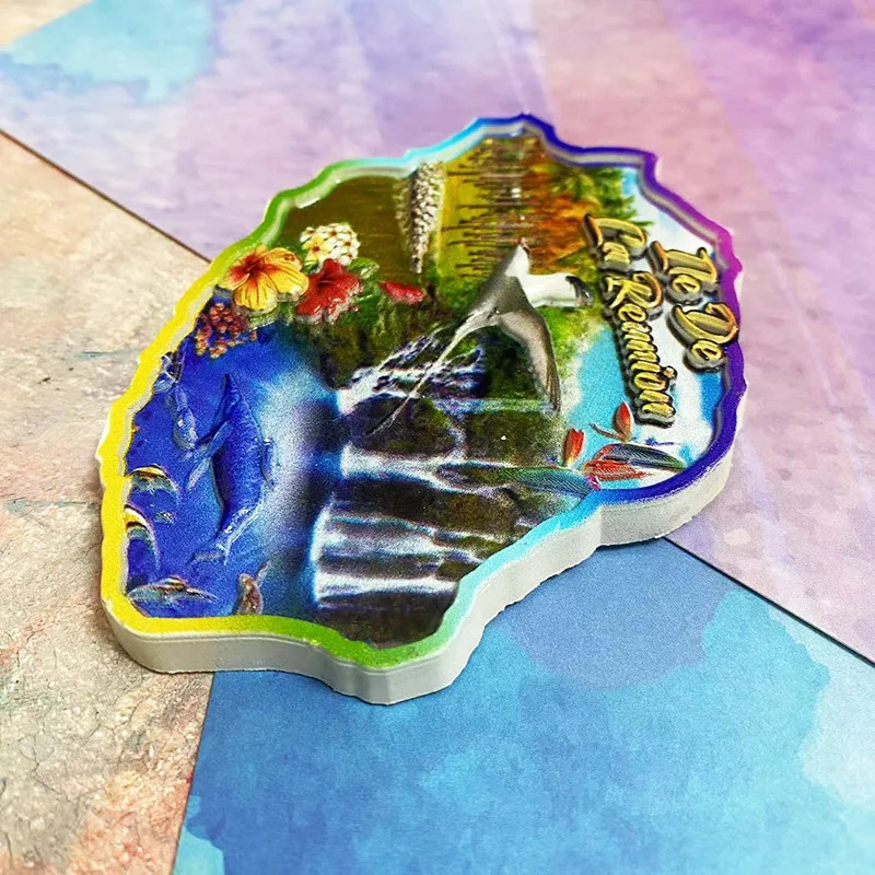 1pc, Reunion Island souvenirs, - Art Craft Magnet recensione e prezzo