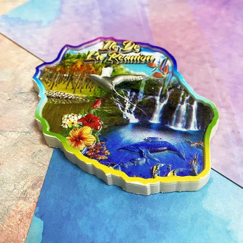 1pc, Reunion Island souvenirs, - Art Craft Magnet recensione e prezzo