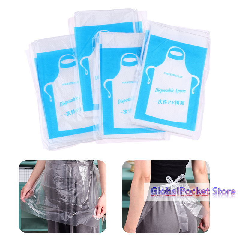 25pcs Disposable Aprons Clear  - Art Craft Party recensione e prezzo